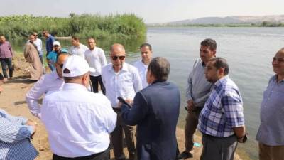 محافظ المنيا : رئيس الوزراء استجاب لمطالب أهالي المنيا لانهاء مشكلة تلوث النيل في أطسا