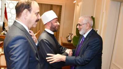 وزير الأوقاف يستقبل رئيس ديوان الوقف السني العراقي والوفد المرافق له