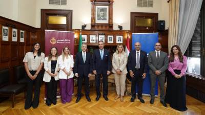 بنك مصر يوقع مذكرة تفاهم مع فيزا لتبادل الخبرات في مجال المدفوعات وريادة الأعمال مع الشركات الناشئة المنضمه لبرنامج بنك مصر" تقدر"