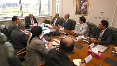 نائب رئيس مجلس الوزراء يبحث مع شركة مجموعة العربى تعميق التصنيع المحلى