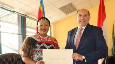 سفير مصر بأسواتيني يؤكد حرص القيادة السياسية على تعزيز التعاون مع الدول الإفريقية