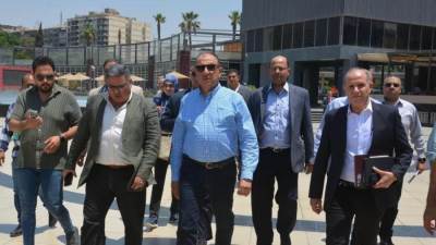 وزير قطاع الأعمال العام يتفقد حديقة الميريلاند ومبنى غرناطة التاريخي وفرعا لـ"عمر أفندي" بمصر الجديدة