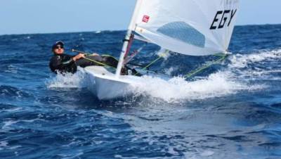 على بدوي يحتل المركز 39 في السباق الثامن بمنافسات قوارب الليزر بأولمبياد باريس