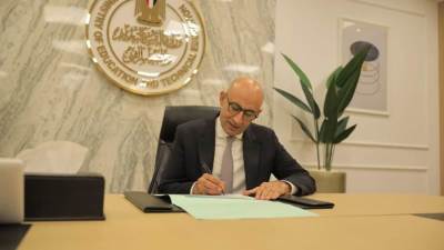 وزير التربية والتعليم يعتمد نتيجة امتحانات الثانوية العامة بنسبة نجاح 81,3 %