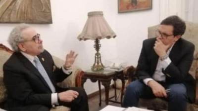 وزير الثقافة يلتقي رئيس اتحاد الكتاب لبحث سبل تعزيز التعاون