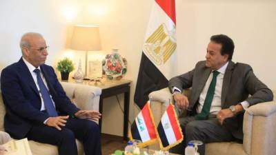 وزير الصحة يلتقى سفير دولة العراق لدى مصر لبحث سبل تعزيز التعاون
