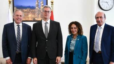 وزير البترول يبحث مع وفد فالكو الأمريكية خططها لزيادة معدلات الإنتاج