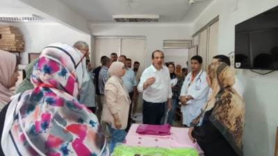 نائب وزير الصحة يوصي بإعادة تدريب الفريق الطبي بوحدة الياس التابعة لإدارة ابشواي الصحية