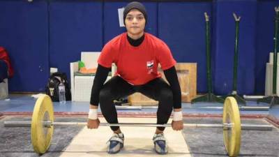 نعمة سعيد تنهى منافسات رفع الأثقال فى المركز التاسع بـ222 كجم
