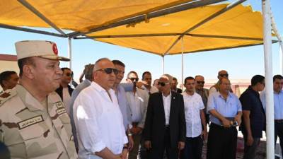 وزير الري ووزير الزراعة يتفقدان التجمعات التنموية بمحافظتي شمال وجنوب سيناء