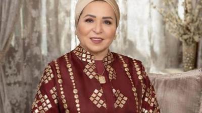 السيدة انتصار السيسى تهنئ سارة سمير ووالدتى الجندى والسيد أبطال الأولمبياد