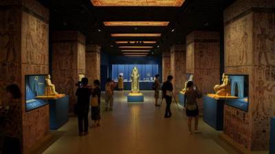 معرض "قمة الهرم: حضارة مصر القديمة" بالصين يستقبل 136ألف زائر خلال أسبوعين