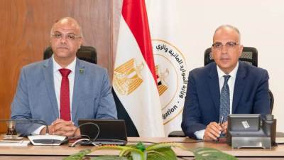 سويلم والمهندس عطية يبحثان موقف المشروعات المائية بنطاق محافظة القليوبية