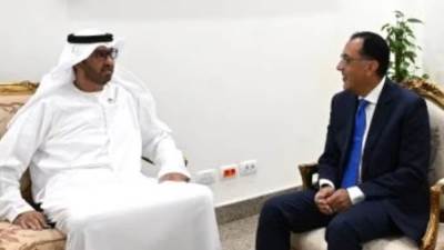 رئيس الوزراء ووزير الصناعة الإماراتى يتفقان على سرعة تفعيل مشروعات مشتركة