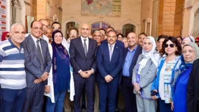 وزير التربية والتعليم ومحافظ الشرقية يتفقدان مدرستي "الشهيد عقيد طيار هشام حسني بيومي" و"الزقازيق الثانوية بنات"
