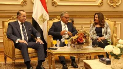 وزيرة التنمية المحلية تلتقي هيئة مكتب لجنة الإدارة المحلية بمقر مجلس النواب