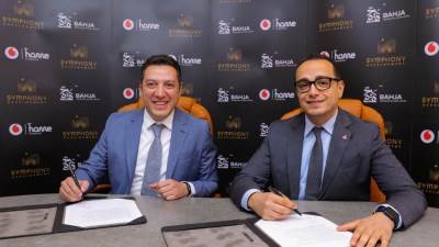 ڤودافون مصر توقع عقد شراكة مع “سيمفوني” للتطوير العقاري لتقديم خدمات الاتصالات المتكاملة في مشروع “بهجة” بالشيخ زايد