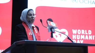 الهلال الأحمر المصري يحتفل باليوم العالمي للعمل الإنساني