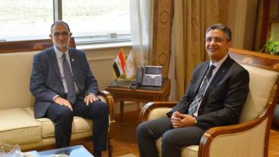 وزير التموين والتجارة الداخلية يستقبل رئيس الهيئة القومية لسلامة الغذاء