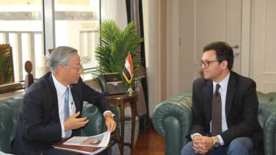 وزير الثقافة يلتقي سفير كوريا الجنوبية للتنسيق للاحتفاء بمرور ثلاثين عامًا على العلاقات الدبلوماسية