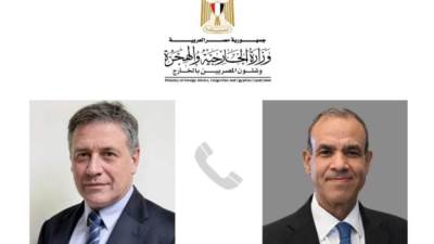 وزير الخارجية والهجرة يتلقى اتصالاً هاتفياً من نظيره الأوروجواي