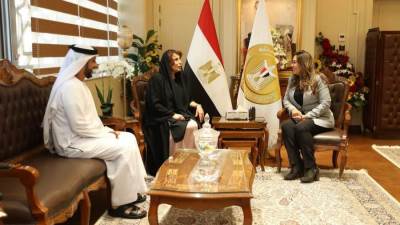 وزيرة التنمية المحلية تستقبل سفيرة الإمارات لبحث مجالات التعاون