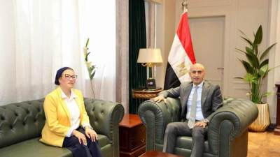 وزير االتعليم ووزيرة البيئة يبحثان تعزيز سبل التعاون بين الوزارتين