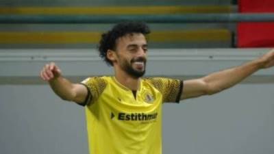 أحمد عبد القادر يسجل هدفا فى مباراته الأولى بالدورى القطرى