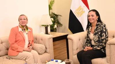 وزيرة التضامن تبحث مع وزيرة البيئة تعزيز سبل التعاون بين الوزارتين