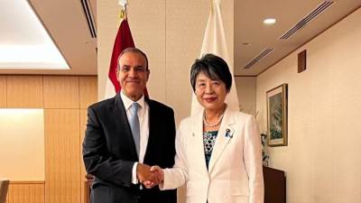 وزير الخارجية يجرى مباحثات مع وزيرة خارجية اليابان في طوكيو