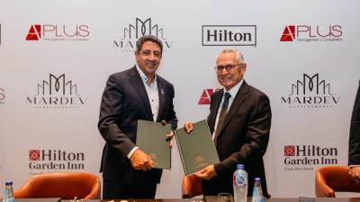 شركة «Mardev Development» تطلق فندق «Hilton Garden Inn» في مدينة زايد الجديدة بالشراكة مع «Hilton»