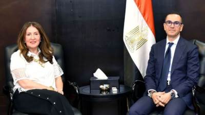 وزير الاستثمار يستقبل السفيرة الأمريكية بالقاهرة لبحث العلاقات التجارية المشتركة بين البلدين