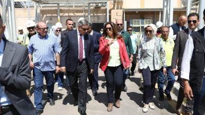وزيرة التنمية تتفقد مع محافظ الإسكندرية عدداً من المشروعات التنموية بالمحافظة