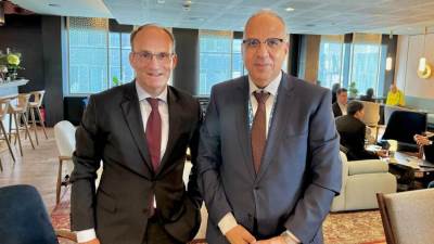 الدكتور سويلم يلتقى مدير إدارة المياه بالوكالة السويدية للتعاون الإنمائي "سيدا"