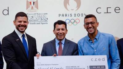 وزير الشباب يشهد حفل تكريم أبطال أولمبياد باريس 2024 برعاية Cred