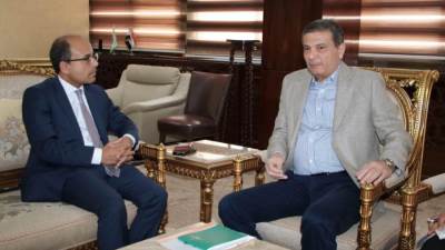 وزير الزراعة يلتقى قنصل مصر العام الجديد فى بورسودان