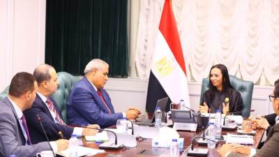 وزيرة التضامن تلتقي الممثل الإقليمي لمنظمة "الفاو".. ويبحثان التعاون