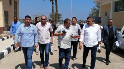 مسئولو "الإسكان” يتفقدون أعمال تنفيذ المرافق ومحطات الشرب والصرف الصحي بمدينة بنى سويف الجديدة