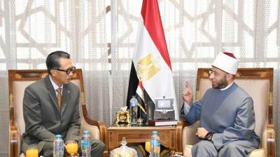وزير الأوقاف يستقبل سفير إندونيسيا بالقاهرة.. ويبحثان التعاون المشترك في ملفات مختلفة 