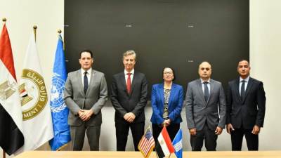 وزيرة البيئة تشهد توقيع مشروع "مبادرة البحر الأحمر المصرية"