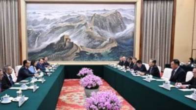 رئيس الوزراء يلتقى رئيس اللجنة الدائمة للمجلس الوطنى لنواب الشعب الصينى