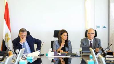 وزراء «التخطيط» و«الموارد المائية» و«الزراعة» يستعرضون مع بعثة البنك الدولي موقف مشروع التحول الغذائي الزراعي الموائم للمناخ (CRAFT) أحد مشروعات محور الغذاء ببرنامج «نُوَفِّي»