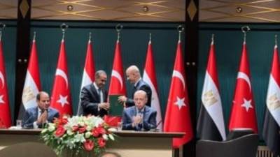 إعلان مشترك للاجتماع الأول لمجلس التعاون الاستراتيجى رفيع المستوى بين مصر وتركيا