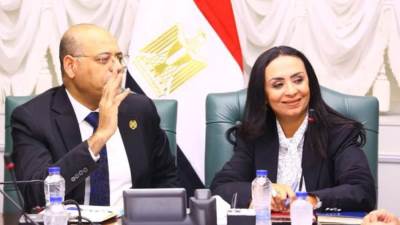 وزيرا التضامن والعمل يبحثان إجراءات ضم العمالة غير المنتظمة في قطاعي التشييد والبناء إلى مظلة التأمين الصحي