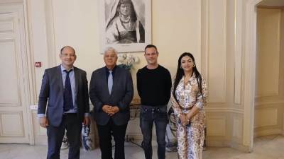 وزير التعليم العالي يلتقي برئيس مجلس إدارة مؤسسة Open Classrooms للتعلم الإلكتروني