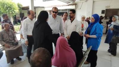 نائب وزير الصحة يتفقد مركزي طب أسرة وعيادة تأمين صحي بمحافظة القليوبية