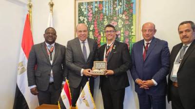 وزير الطيران يجتمع برئيس المجلس الدولي للمطارات ACI لإقليم إفريقيا وسكرتير عام المجلس