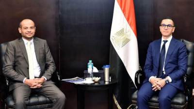 وزير الاستثمار والتجارة الخارجية ورئيس البورصة يستعرضان سبل تعزيز التعاون المشترك لتشجيع الاستثمار بالبورصة المصرية