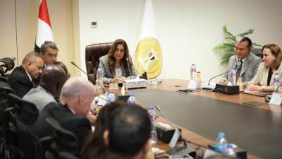 وزيرة التنمية المحلية تتابع مع المدير الاقليمي للبنك الدولي مستجدات برنامج تنمية الصعيد وعدد من ملفات التعاون المشترك