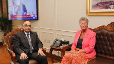 وزيــر العـدل يستقبل وفـداً مـن الاتحاد الأوروبي